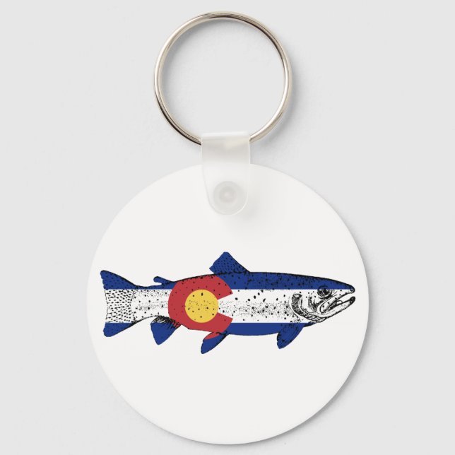 Porte-clés Poisson Colorado (Recto)