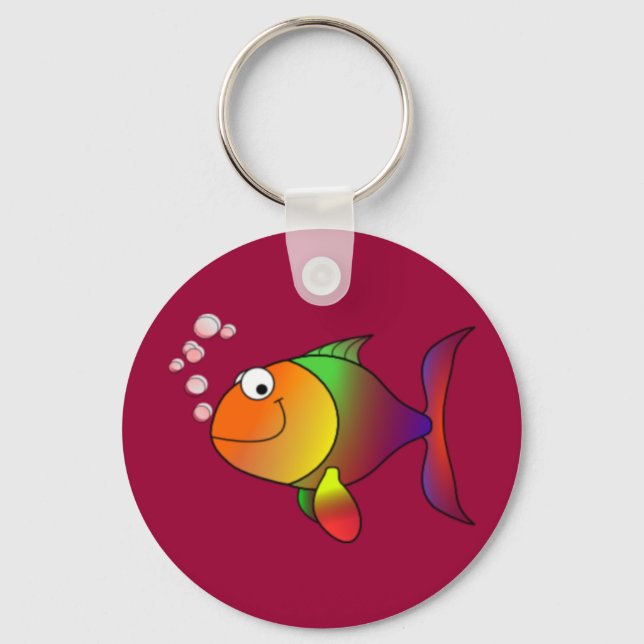 Porte-clés Poisson de dessin (Recto)
