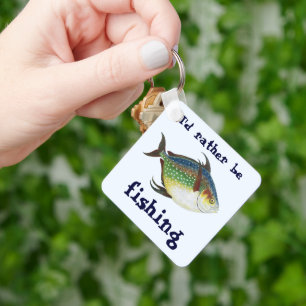 Porte-clés Poisson Opah tropical, animal aquatique marin Vint