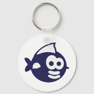 Porte-clés Poisson rond
