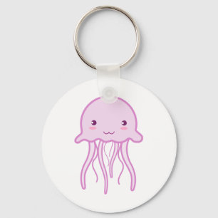 Porte-clés Poisson rose mûre