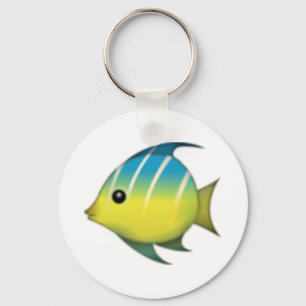 Porte-clés Poisson tropical - Emoji