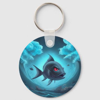 Porte-clés poisson vampire dans l'océan