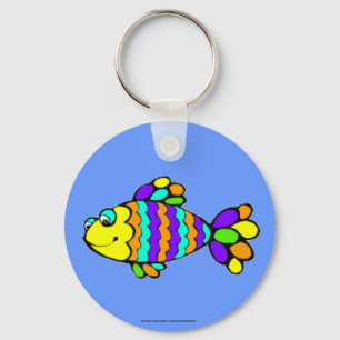 Porte-clés Poissons d'arc-en-ciel