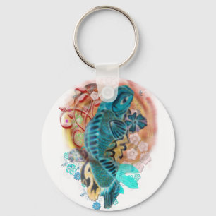 Porte-clés Poissons élégants de Koi de Japonais