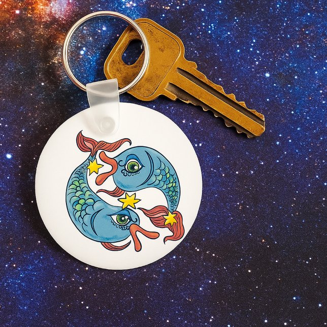 Porte-clés Poissons Zodiac Horoscope (Créateur téléchargé)