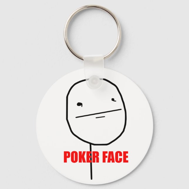 Porte-clés Poker Face - Porte - clé (Recto)