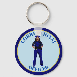 Porte-clés Police féminine