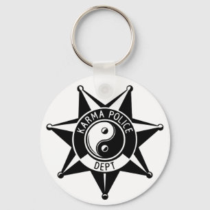 Porte-clés Police Karma !