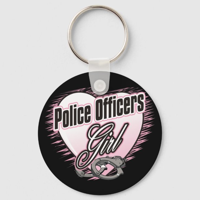 Porte-clés Policiers Girl (Recto)