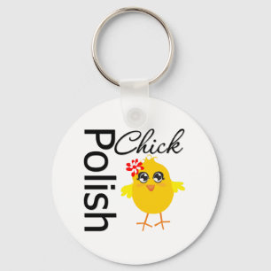 Porte-clés Polish chick