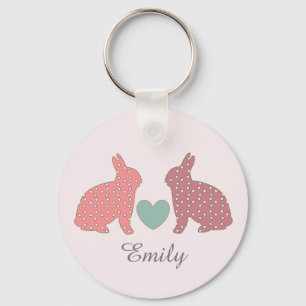 Porte-clés Polka Dot Bunnies