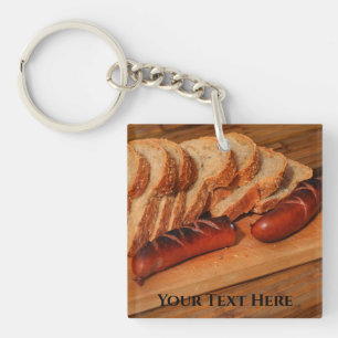 Porte-clés Pologne Polska Cuisine polonaise Kielbasa Saucisse