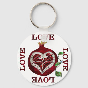 Porte-clés Pomegranate Heart LOVE Valentine