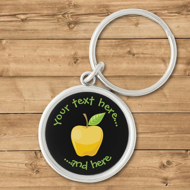 Porte-clés Pomme jaune (Créateur téléchargé)