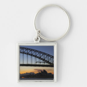 Porte-clés Pont de Sydney Harbour et Opéra de Sydney à 2