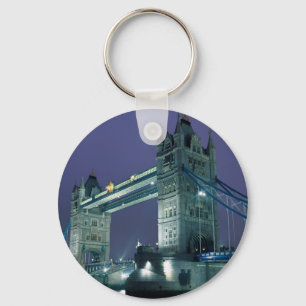 Porte-clés Pont de tour la nuit, Londres, Angleterre