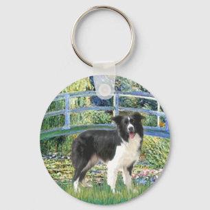 Porte-clés Pont (Monet)-Border Collie