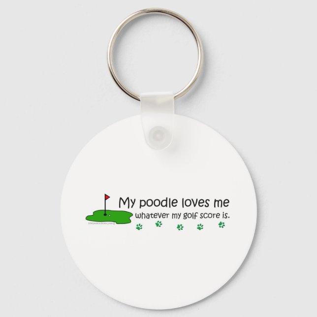 Porte-clés Poodle (Recto)
