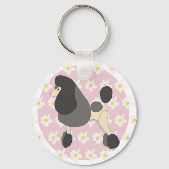 Porte-clés Poodle de Compétition (Recto)