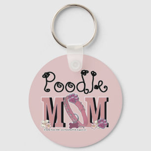 Porte-clés Poodle MOM