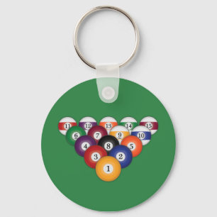 Porte-clés Pool Balls / Billiards: Keychains