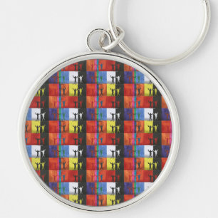 Porte-clés Pop art no.1 par Yeshaya Dank - unité et harmonie