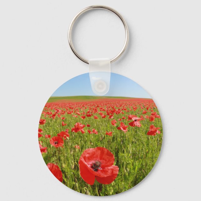 Porte-clés Poppy field (Recto)