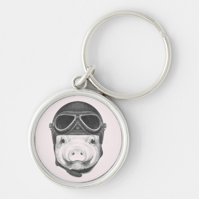 Porte-clés Porc de casse-cou (Devant)