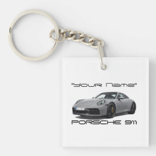 Porte-clés Porsche 911 (PERSONNALISÉ) 992.2