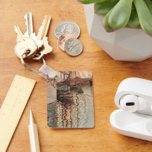 Porte-clés Port de Trieste par Egon Schiele, Art ancien