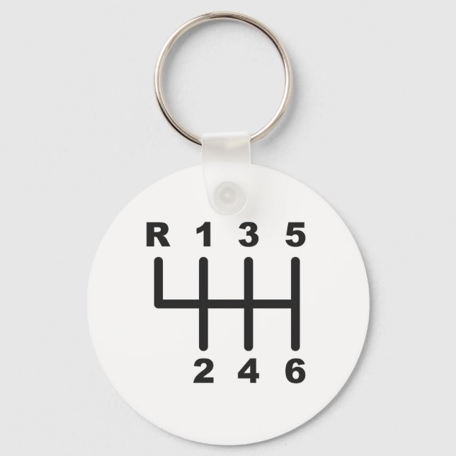 Porte-clés Porte à 6 vitesses (Recto)