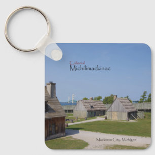 Porte-clés Porte - clé à deux côtés de la Michilimackinac col