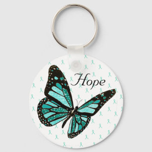 Porte-clés Porte - clé à papillon Hope avec rubans de sensibi