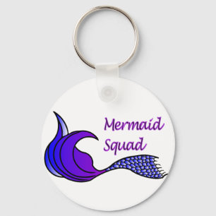 Porte-clés Porte - clé à queue violette de Mermaid Squad
