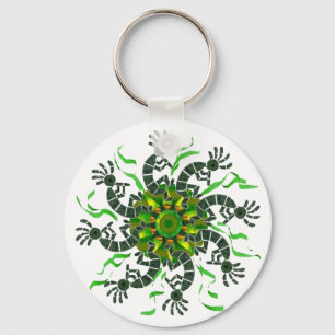 Porte-clés Porte - clé à roues Kokopelli
