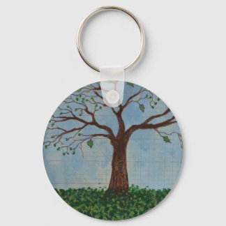 Porte-clés Porte - clé à thème de l'arbre du printemps