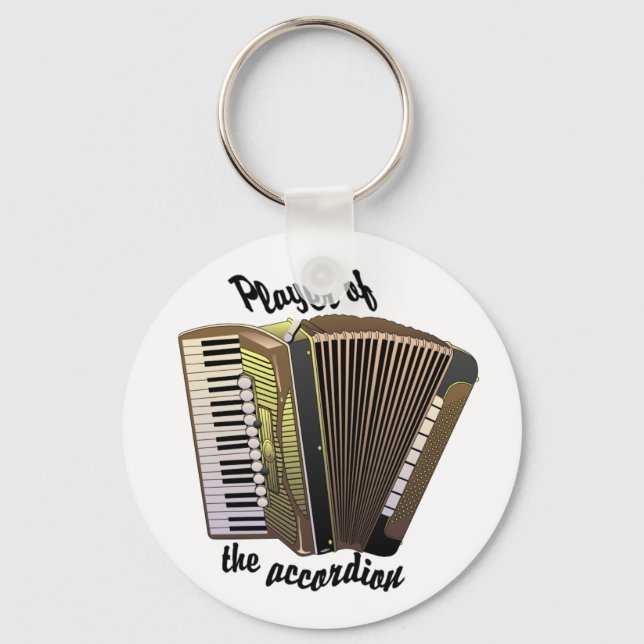 Porte-clés Porte - clé Accordion Player (Recto)