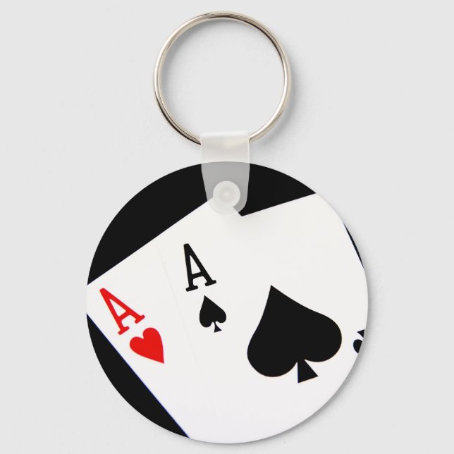 Porte-clés Porte - clé Aces Poker (Recto)