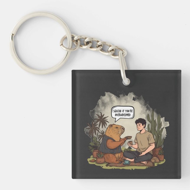 Porte-clés Porte - clé acrylique (Devant)