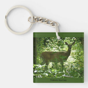 Porte-clés Porte - clé acrylique cerf