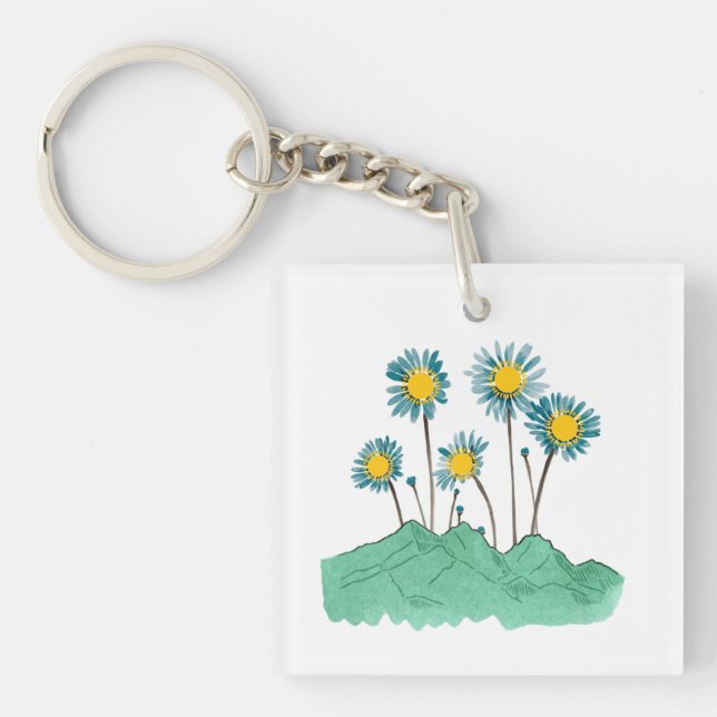 Porte-clés Porte - clé acrylique Kazakhstan (Devant)