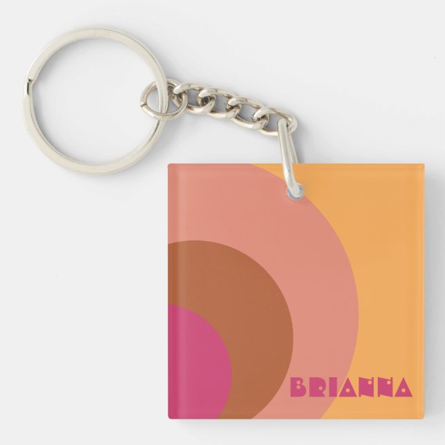 Porte-clés Porte - clé acrylique personnalisé (Devant)