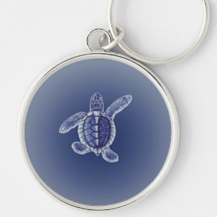 Porte-clés Porte - clé acrylique tortue avec Arrière - plan b