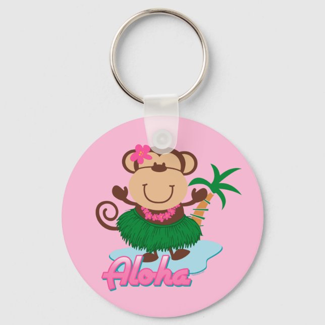 Porte-clés Porte - clé Aloha Monkey (Recto)