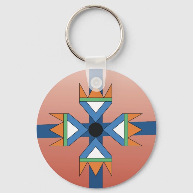 Porte-clés Porte - clé amérindien, (Recto)