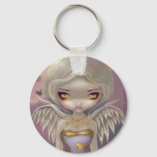 Porte-clés porte - clé "Ange à Lilac" (Recto)