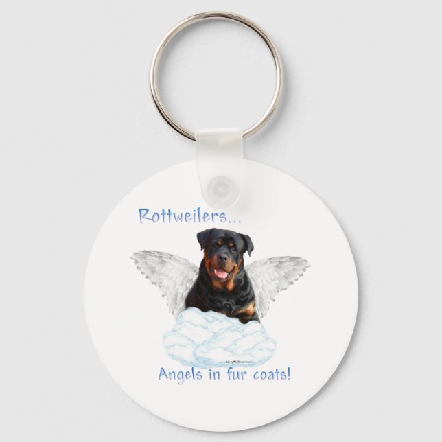 Porte-clés Porte - clé Angel Rottweiler (Recto)