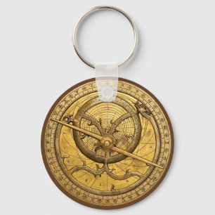 Porte-clés Porte - clé antique d'astrolabe