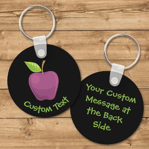 Porte-clés Porte - clé Apple violet